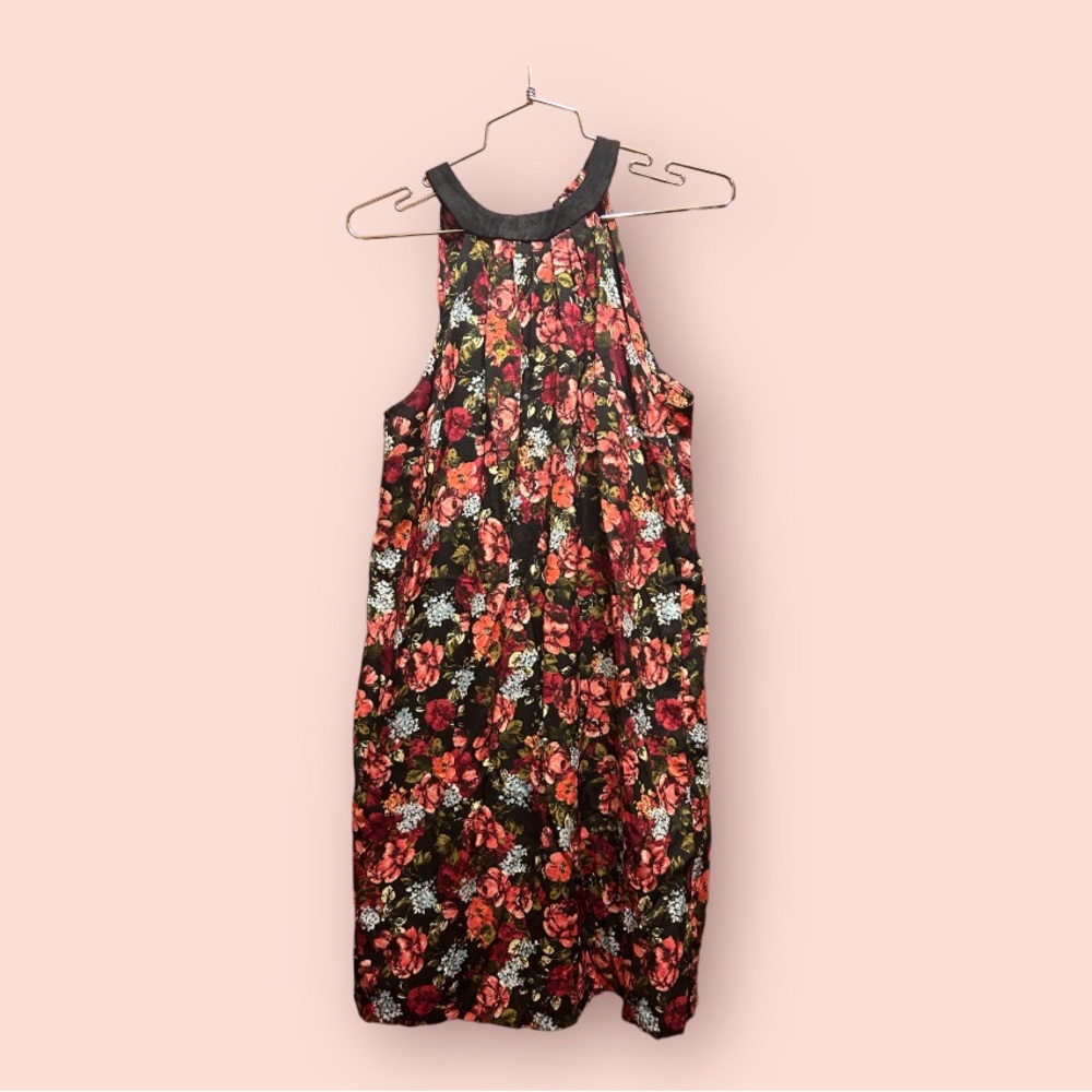 Merona Small sleeveless halter dress - ties at neck